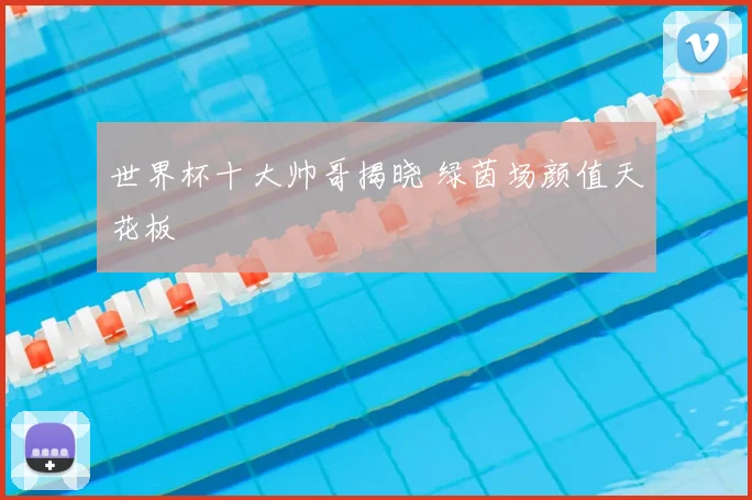 世界杯十大帅哥揭晓 绿茵场颜值天花板